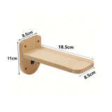 Cat Wall Climbing Shelf Steps Ladder Scratching Post Scratcher Bed Hiding House for Cats Tree Tower Pet Furniture Accessories