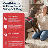 Do Not Pet Patch - Attachable Patches with Hook Backing for Do Not Pet Dog Vest Harness or Collar - Service Dog, Emotional Support, Service Dog in Training, and Therapy Patches